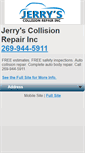 Mobile Screenshot of jerryscollisionrepair.net