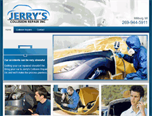 Tablet Screenshot of jerryscollisionrepair.net